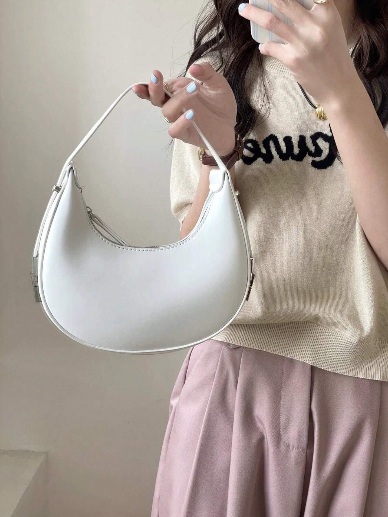  | SHEIN Casual Minimalist Hobo Bag | Bags | Shein | OneHub