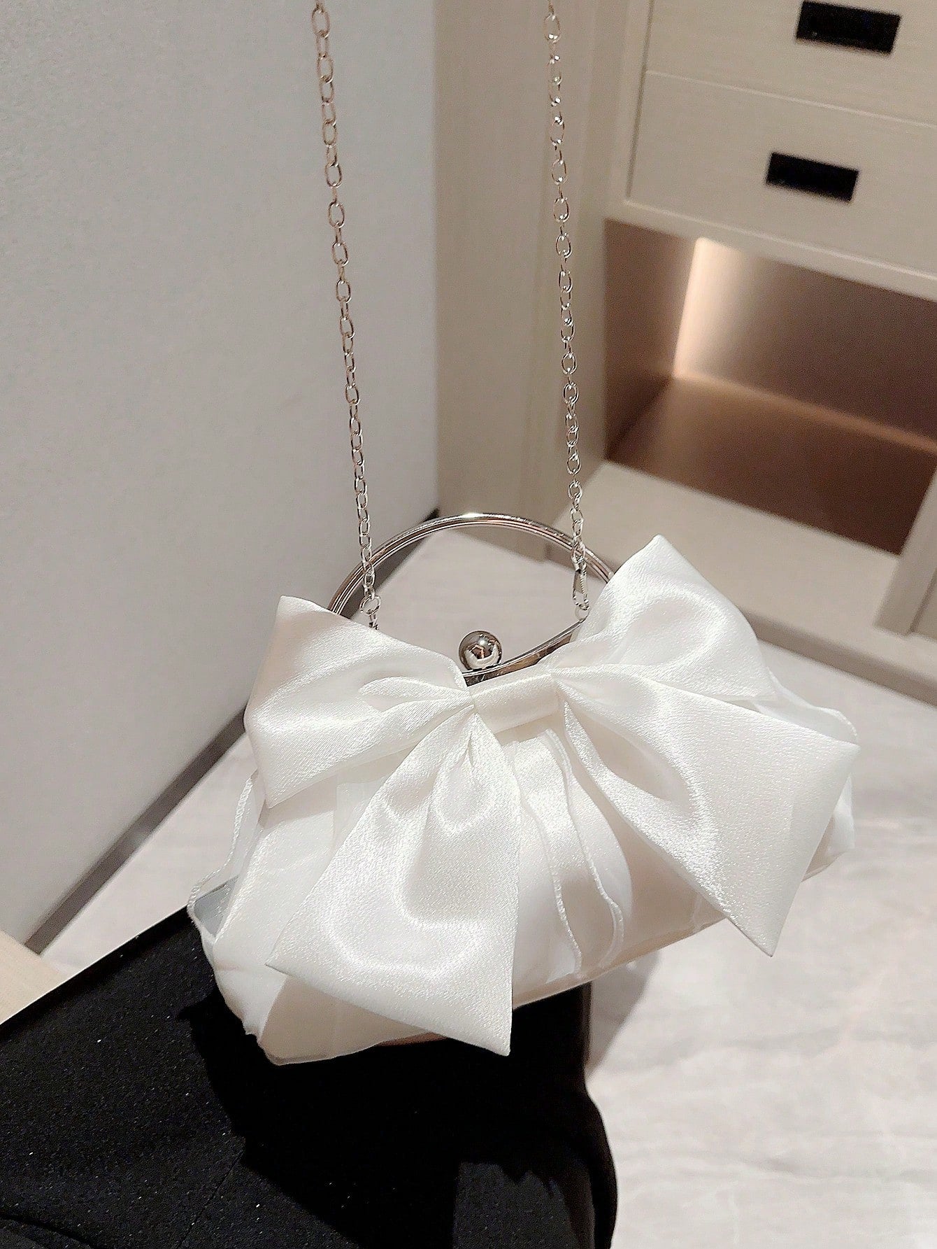  | SHEIN Fashionable Bow Decor Clip Evening Bag | Bags | Shein | OneHub
