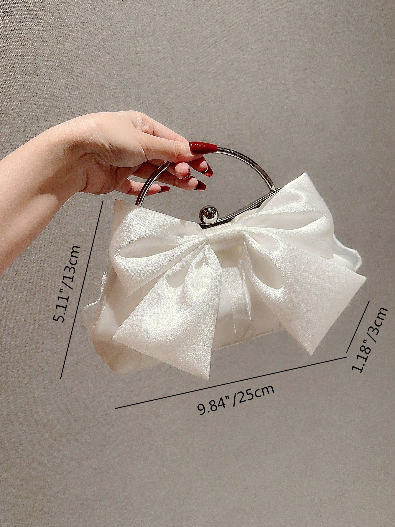  | SHEIN Fashionable Bow Decor Clip Evening Bag | Bags | Shein | OneHub