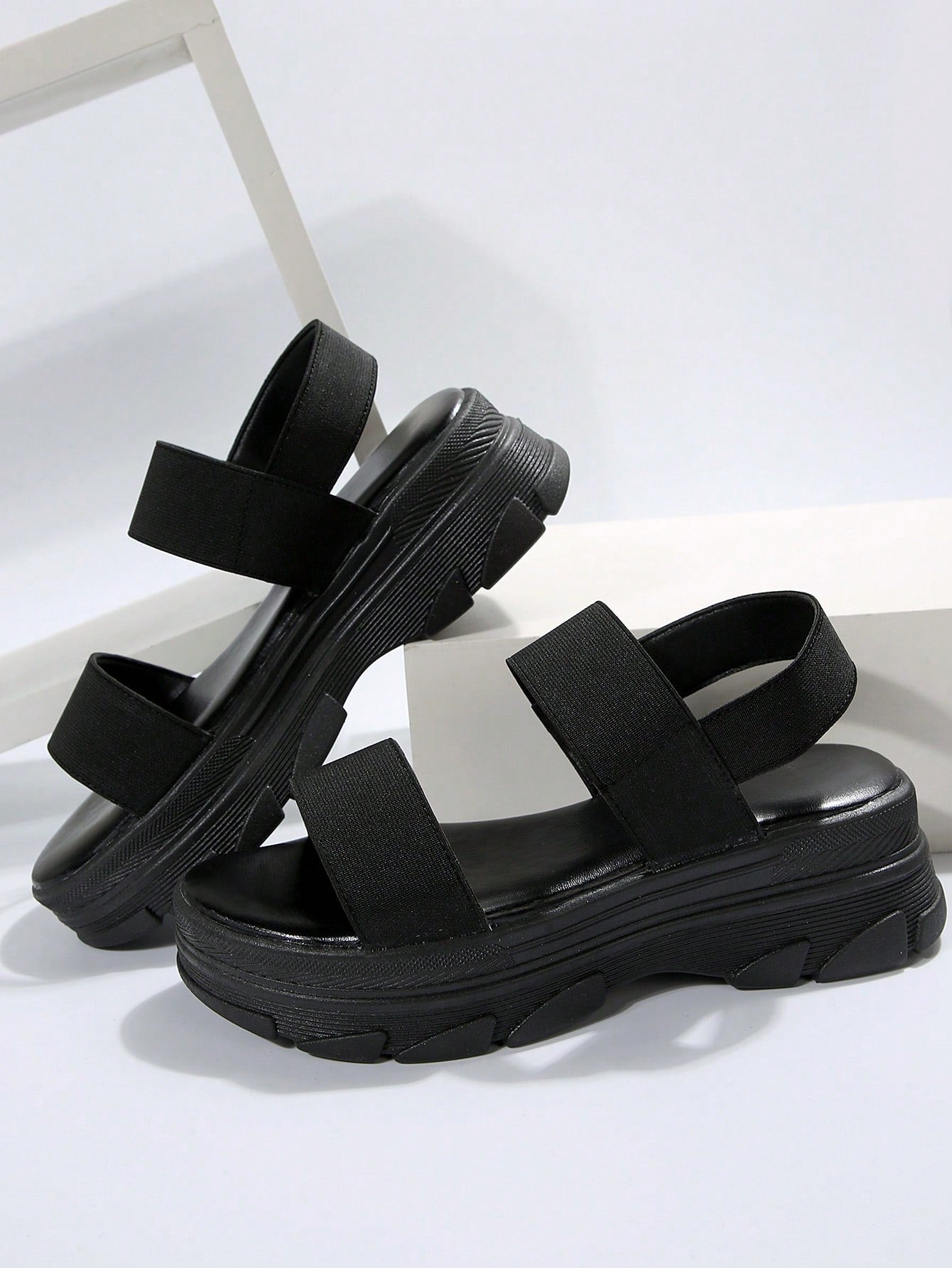  | SHEIN Women Minimalist Sport Sandals, Elastic Sporty Sandals | Sandal | Shein | OneHub