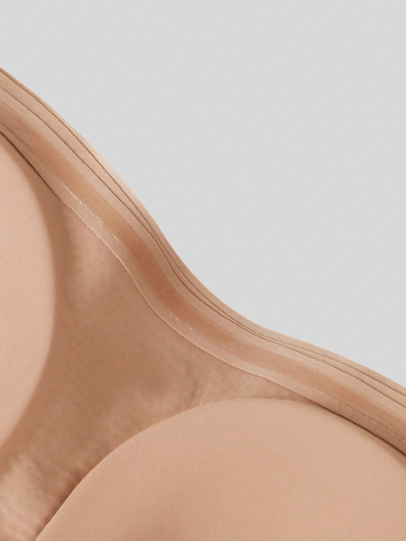  | SHEIN Women Seamless Strapless Padded Cups Tube Side Closure Bandeau Crisscross Backless Casual-Comfortable Bra Simple Bra | Lingerie | Shein | OneHub