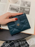  | SHEIN Women's Geometric Casual Metal Detail Bifold Short Wallet | Wallet | Shein | OneHub