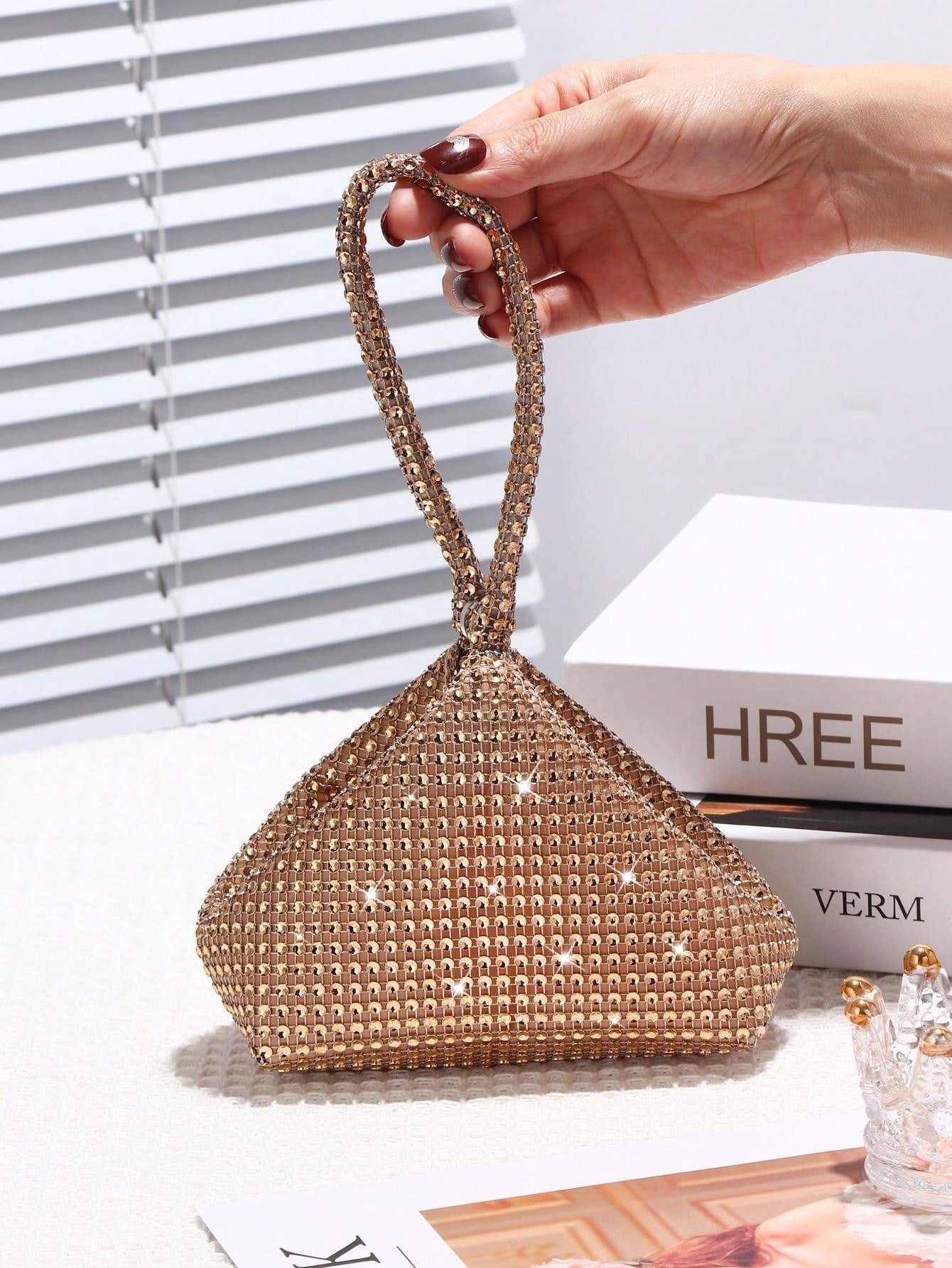  | SHEIN Women's Mini Diamond Sparkling Clutch Bag, Perfect For Wedding, Party, Dance, Birthday, Gift, Makeup Bag | Bags | Shein | OneHub