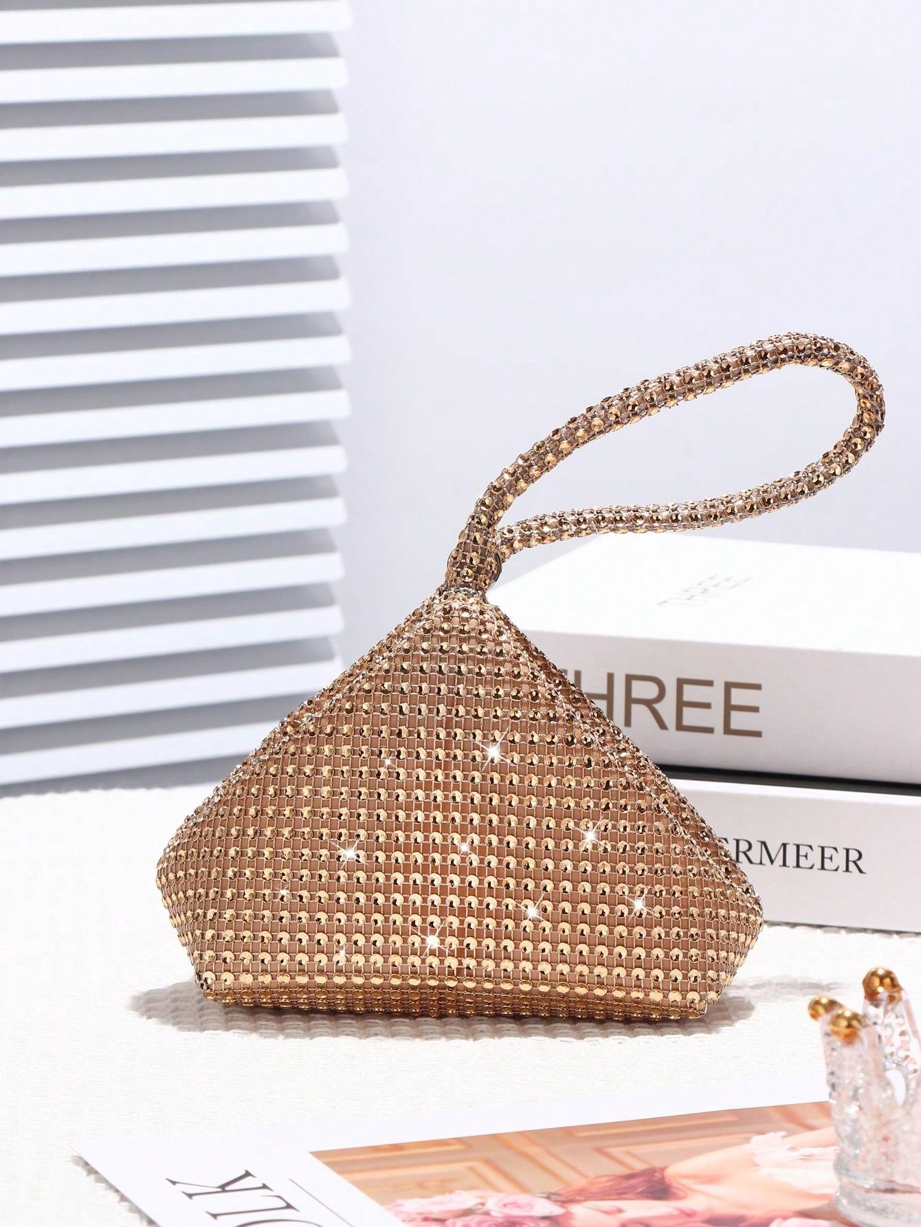  | SHEIN Women's Mini Diamond Sparkling Clutch Bag, Perfect For Wedding, Party, Dance, Birthday, Gift, Makeup Bag | Bags | Shein | OneHub