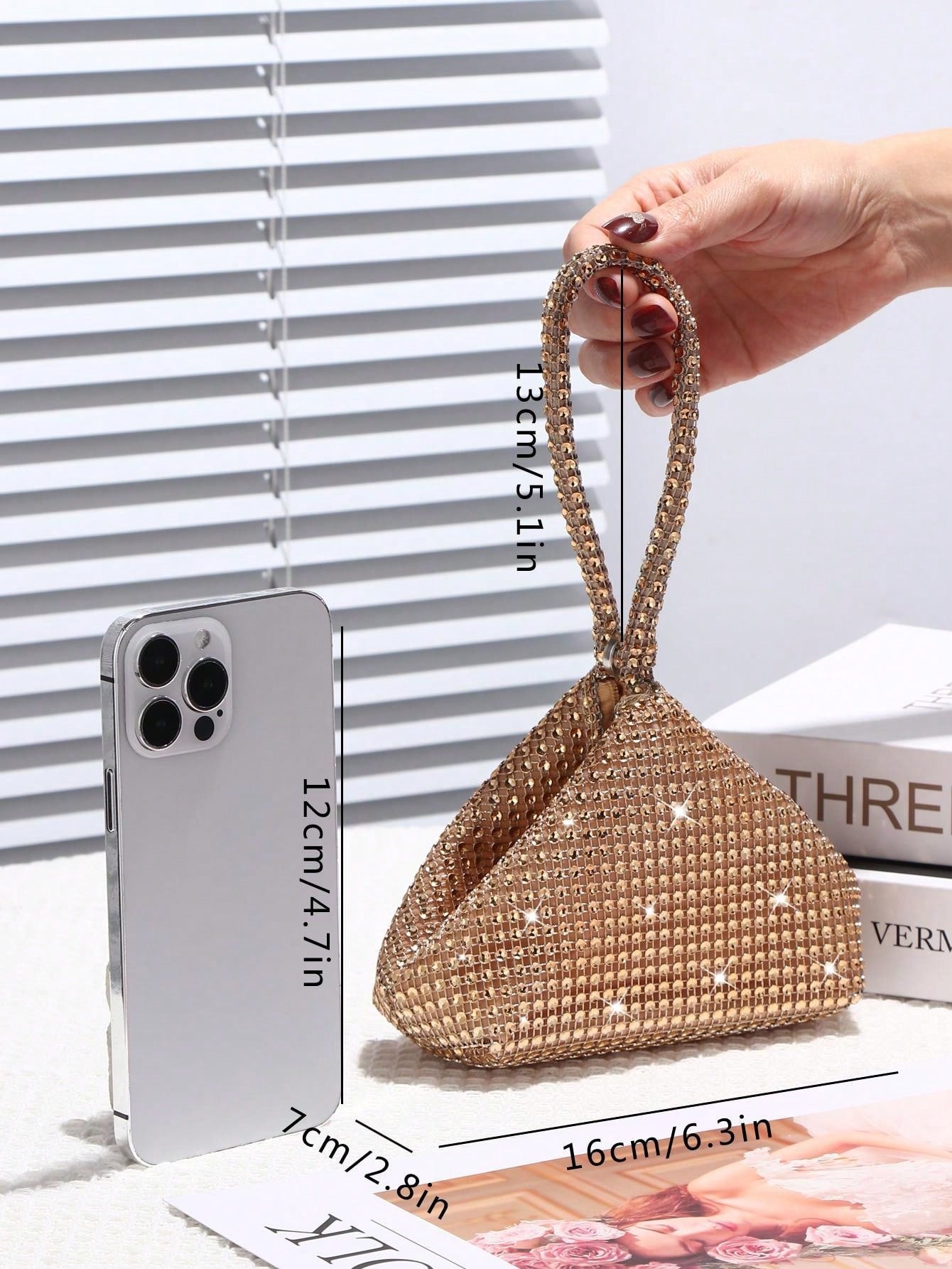  | SHEIN Women's Mini Diamond Sparkling Clutch Bag, Perfect For Wedding, Party, Dance, Birthday, Gift, Makeup Bag | Bags | Shein | OneHub