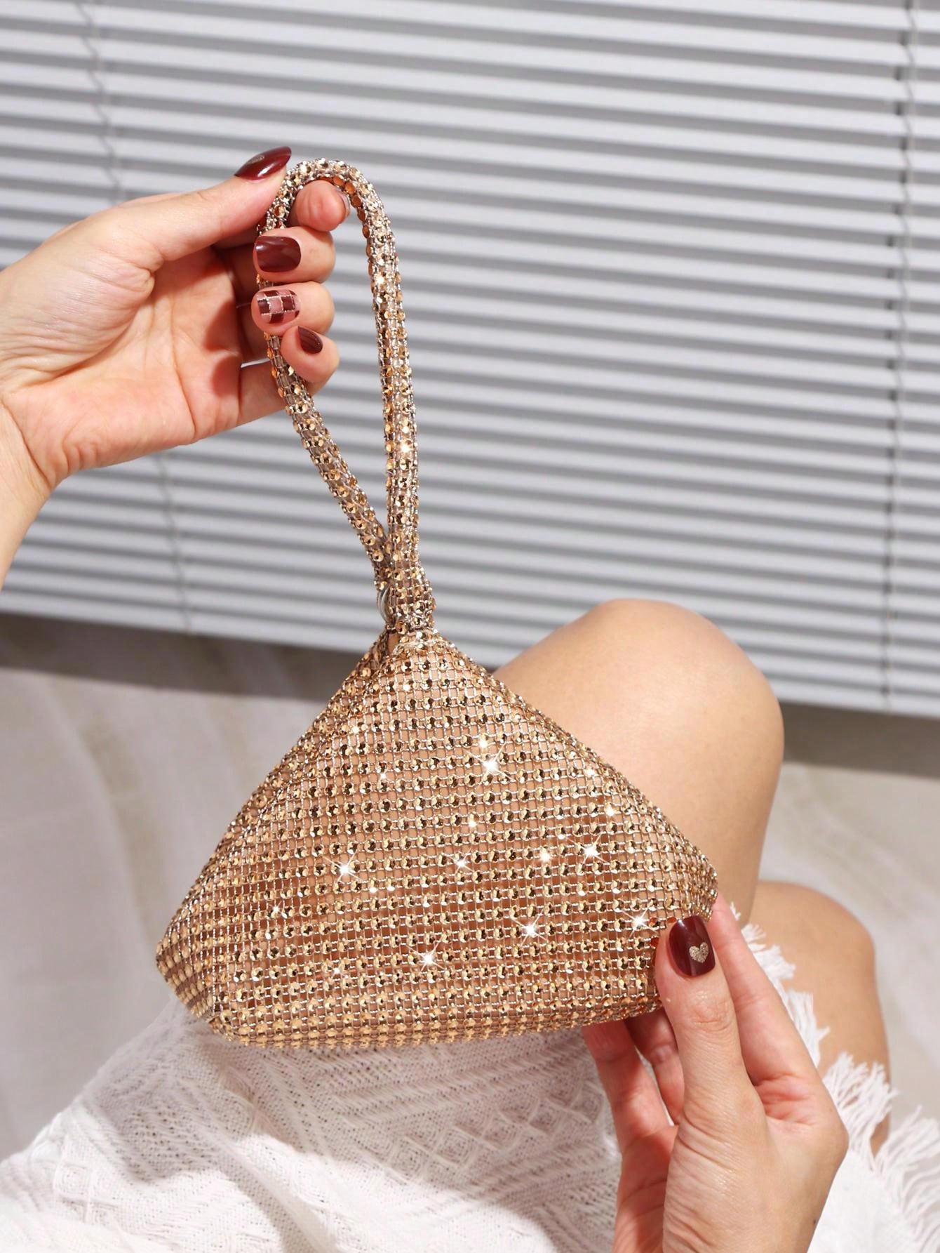  | SHEIN Women's Mini Diamond Sparkling Clutch Bag, Perfect For Wedding, Party, Dance, Birthday, Gift, Makeup Bag | Bags | Shein | OneHub