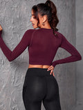  | SHEIN Yoga Basic Seamless Raglan Sleeve Sports Tee | Sports Tee | Shein | OneHub