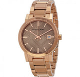 Burberry Rose Gold Stainless Steel Rose Gold Dial Quartz Watch for Women - BU9034