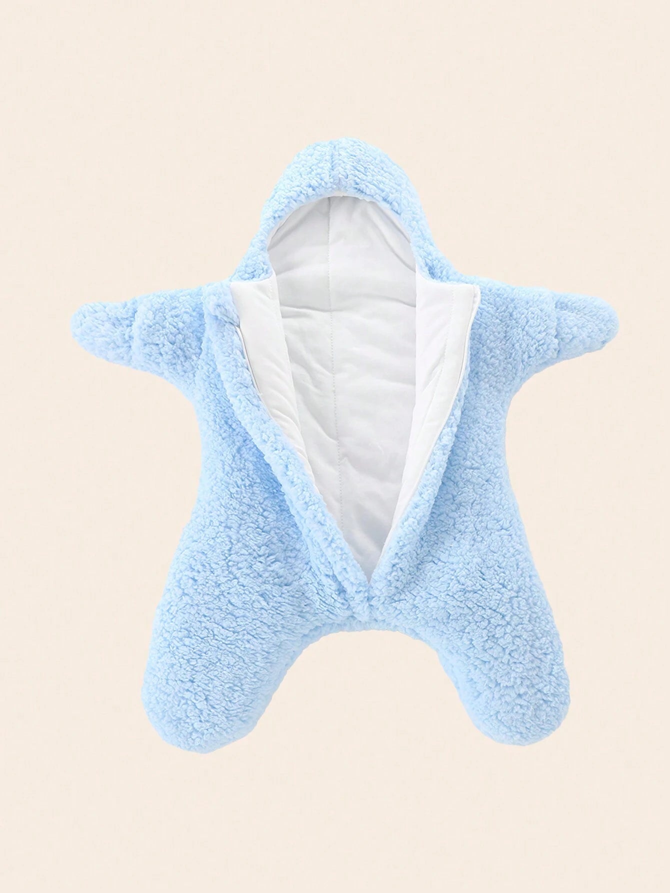  | SHEIN cottgoods 1pc Starfish Shaped Infant Sleeping Bag, Fleece Wearable Swaddle Plus Fleece Blanket, Soft Newborn Baby Sleep Sack, For 0-6 Months | Bags | Shein | OneHub