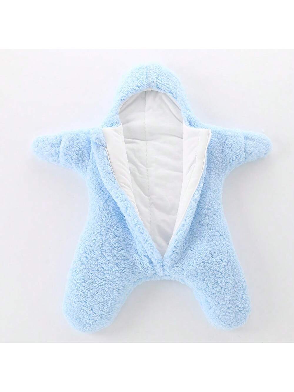  | SHEIN cottgoods 1pc Starfish Shaped Infant Sleeping Bag, Fleece Wearable Swaddle Plus Fleece Blanket, Soft Newborn Baby Sleep Sack, For 0-6 Months | Bags | Shein | OneHub