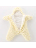 | SHEIN cottgoods 1pc Starfish Shaped Infant Sleeping Bag, Fleece Wearable Swaddle Plus Fleece Blanket, Soft Newborn Baby Sleep Sack, For 0-6 Months | Bags | Shein | OneHub