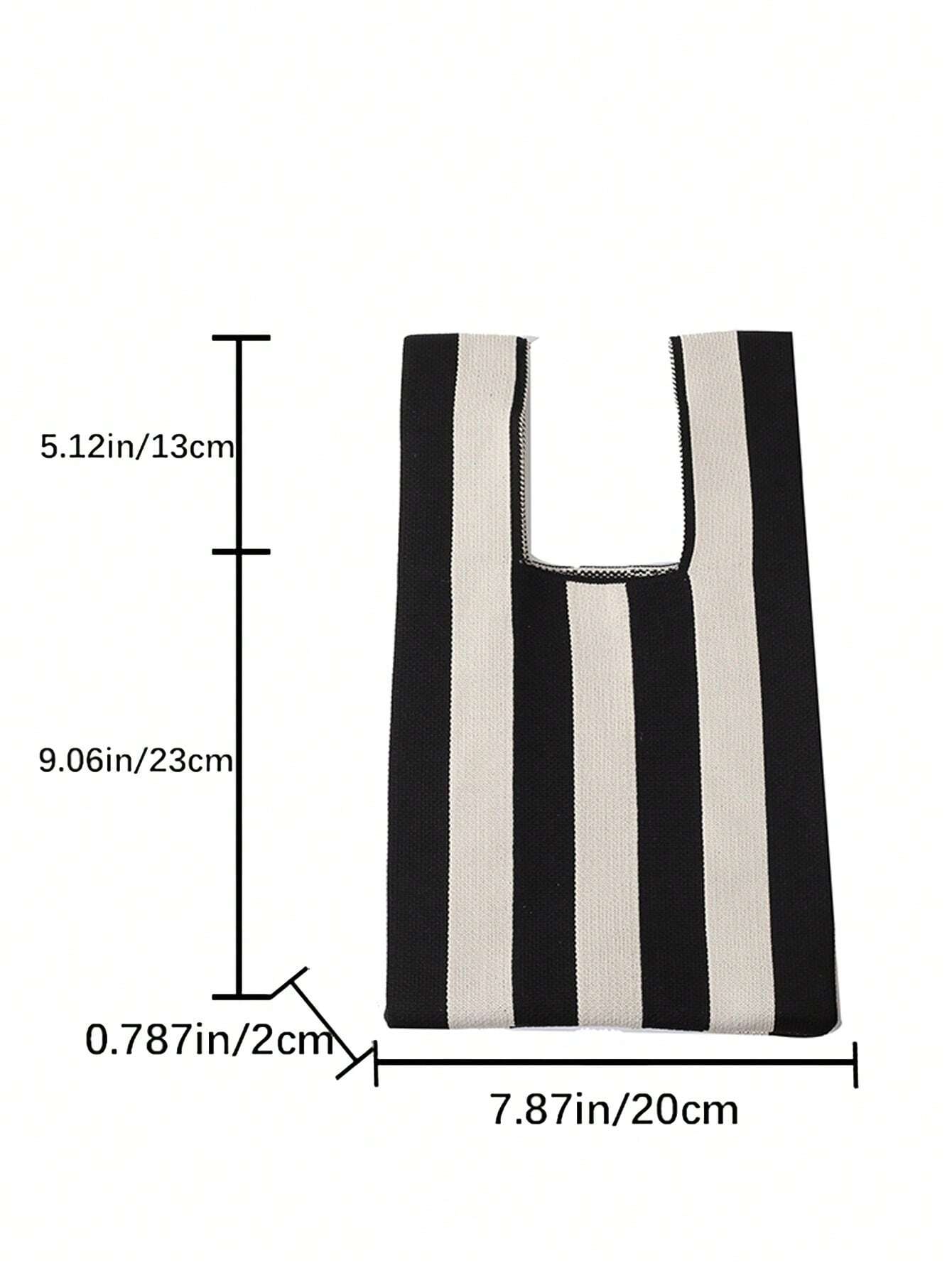  | duke bear Knot Bag Crochet Bags Handheld Bag Stripe Pattern 1 Pc Of Lattice Stripe Pattern Women's Handbag Vest Bag Crochet Bag Woven Bag Polyester Material | Comb | Shein | OneHub