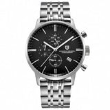 Pagani Design Silver Stainless Steel Black Dial Chronograph Quartz Watch for Men - PD2720K