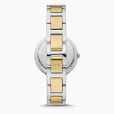  | Fossil Karli Two-tone Stainless Steel Mother Of Pearl Dial Quartz Watch for Women - BQ3884 | Watches | Fossil | OneHub