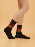  | Shein Flame Pattern Socks | Socks | Shein | OneHub