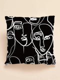  | Shein Abstract Figure Graphic Cushion Cover Without Filler | Pillow Cover | Shein | OneHub