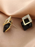  | Shein Rhinestone Detail Square Earrings | Earrings | Shein | OneHub