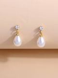  | SHEIN Faux Pearl Decor Drop Earrings | Earrings | Shein | OneHub