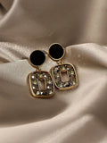 Shein Rhinestone Decor Drop Earrings