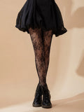 SHEIN Flower Pattern Fishnet Tights