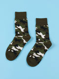 Shein Camo Print Crew Socks