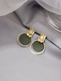 Shein Round Charm Drop Earrings