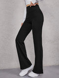  | SHEIN Wide Waistband Flare Leg Pants | Pants | Shein | OneHub