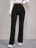  | SHEIN Wide Waistband Flare Leg Pants | Pants | Shein | OneHub