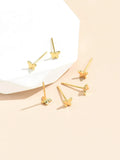 Shein 6pcs Butterfly Shaped Stud Earrings