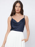 SHEIN BIZwear Cowl Neck Cami Top