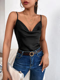 Shein Draped Satin Cami Top