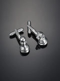 SHEIN 2pcs Men Chess Shaped Cufflinks