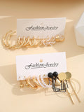 Shein 20pcs Faux Pearl & Heart Decor Earrings