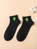 Shein Alien Pattern Anklet Socks