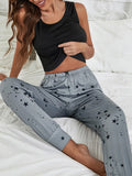 SHEIN Tank Top & Star Print Pants PJ Set