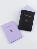 Shein 2pcs Letter & Plane Graphic Passport Case