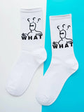  | Shein Letter & Figure Graphic Crew Socks | Socks | Shein | OneHub