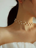 Shein Faux Pearl Decor Choker