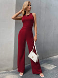 Shein Crisscross Zip Back Jumpsuit