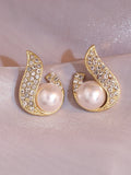  | Shein Rhinestone & Faux Pearl Decor Stud Earrings | Earrings | Shein | OneHub