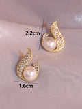  | (Upcoming) Shein Rhinestone & Faux Pearl Decor Stud Earrings | Earrings | Shein | OneHub