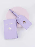  | Shein Plane & Letter Graphic Passport Case With Luggage Tag | Card Holder | Shein | OneHub