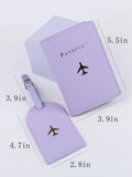  | Shein Plane & Letter Graphic Passport Case With Luggage Tag | Card Holder | Shein | OneHub