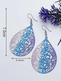 Shein Hollow Out Water Drop Earrings