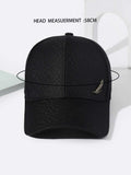 Shein Men Wheat Ear Decor Baseball Cap