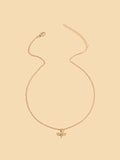 Shein Dragonfly Pendant Necklace