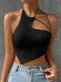  | SHEIN ICON Asymmetrical Hem Halter Top | Top | Shein | OneHub