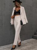  | SHEIN  Single Button Lapel Collar Blazer & Tailored Pants | Blazer | Shein | OneHub