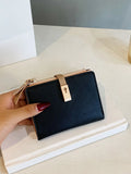 SHEIN Snap Button Small Wallet