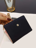 SHEIN Snap Button Small Wallet